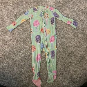 Posh Peanut Rene Footie Ruffled Zippered One Piece /9-12 months
